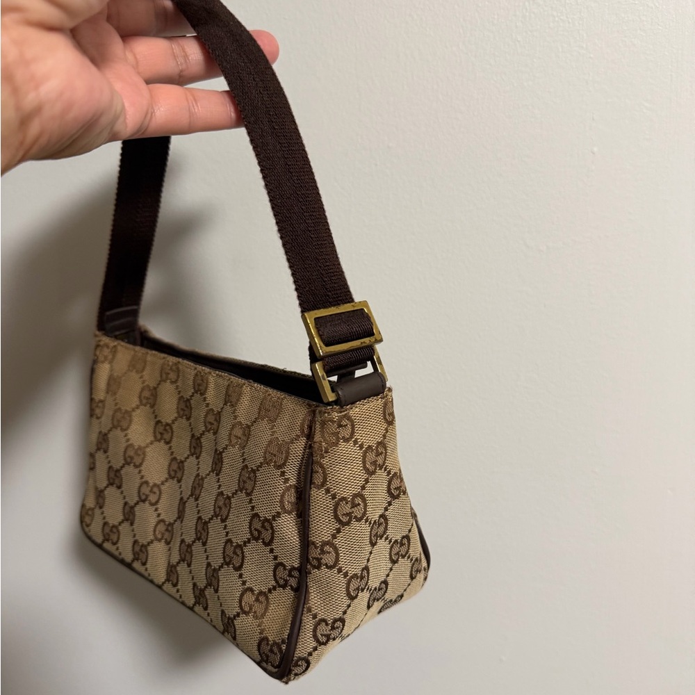 Gucci Tan and Brown Shoulder Bag - Picture 5 of 9